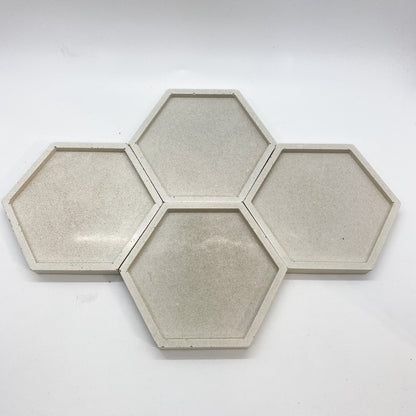 Bajo vidrio hexagonal