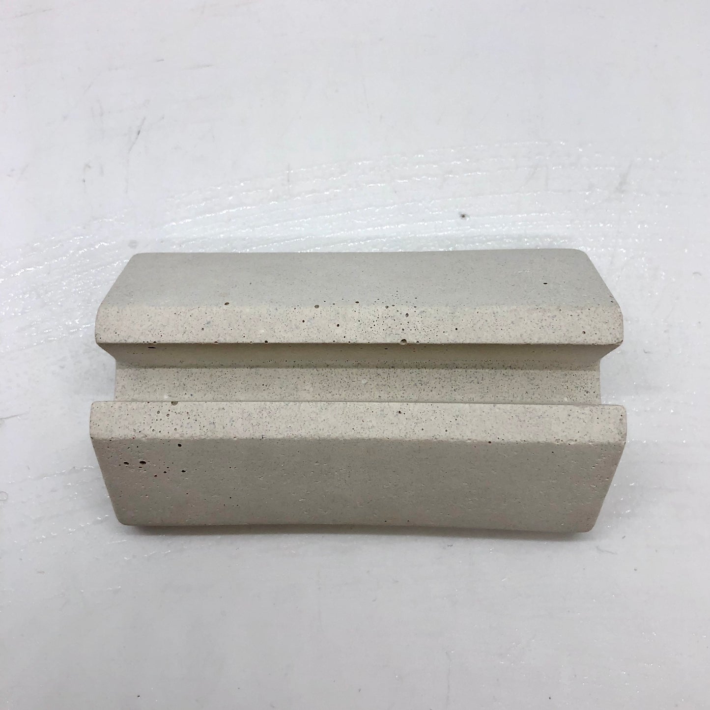 Concrete card holder