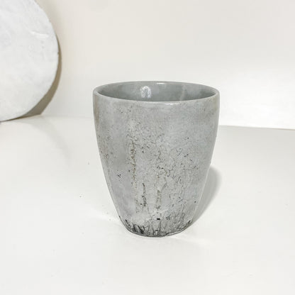 Handcrafted concrete mug