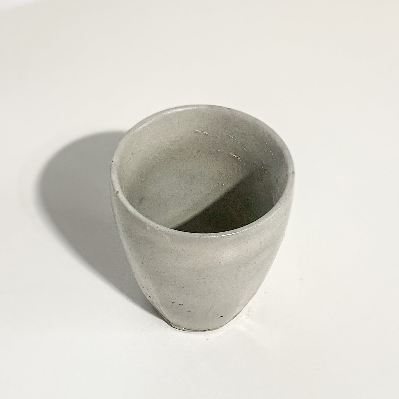 Handcrafted concrete mug