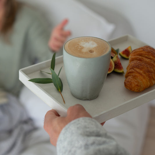 Handcrafted concrete mug