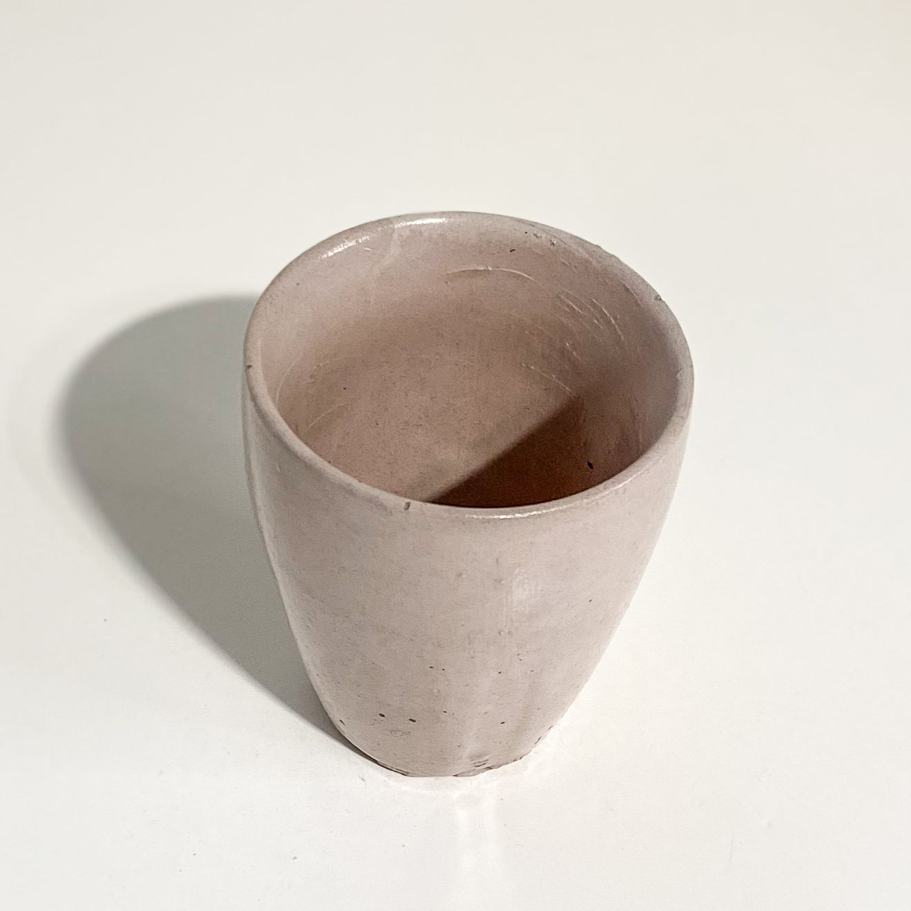 Handcrafted concrete mug